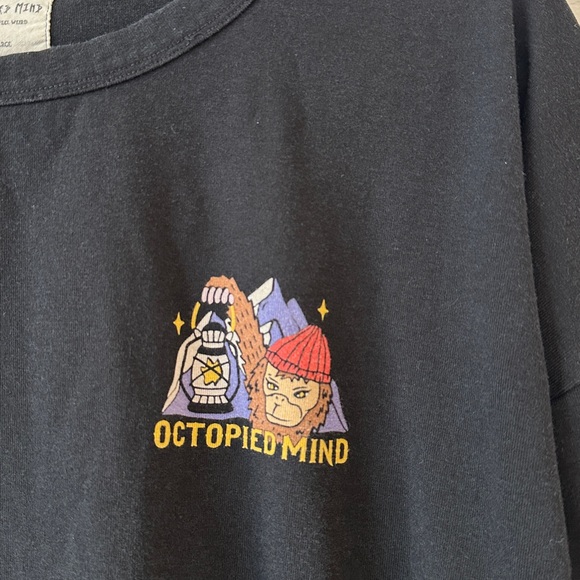 Octopied Mind “Always Tired” Cropped Long Sleeve Shirt XL - Picture 4 of 5